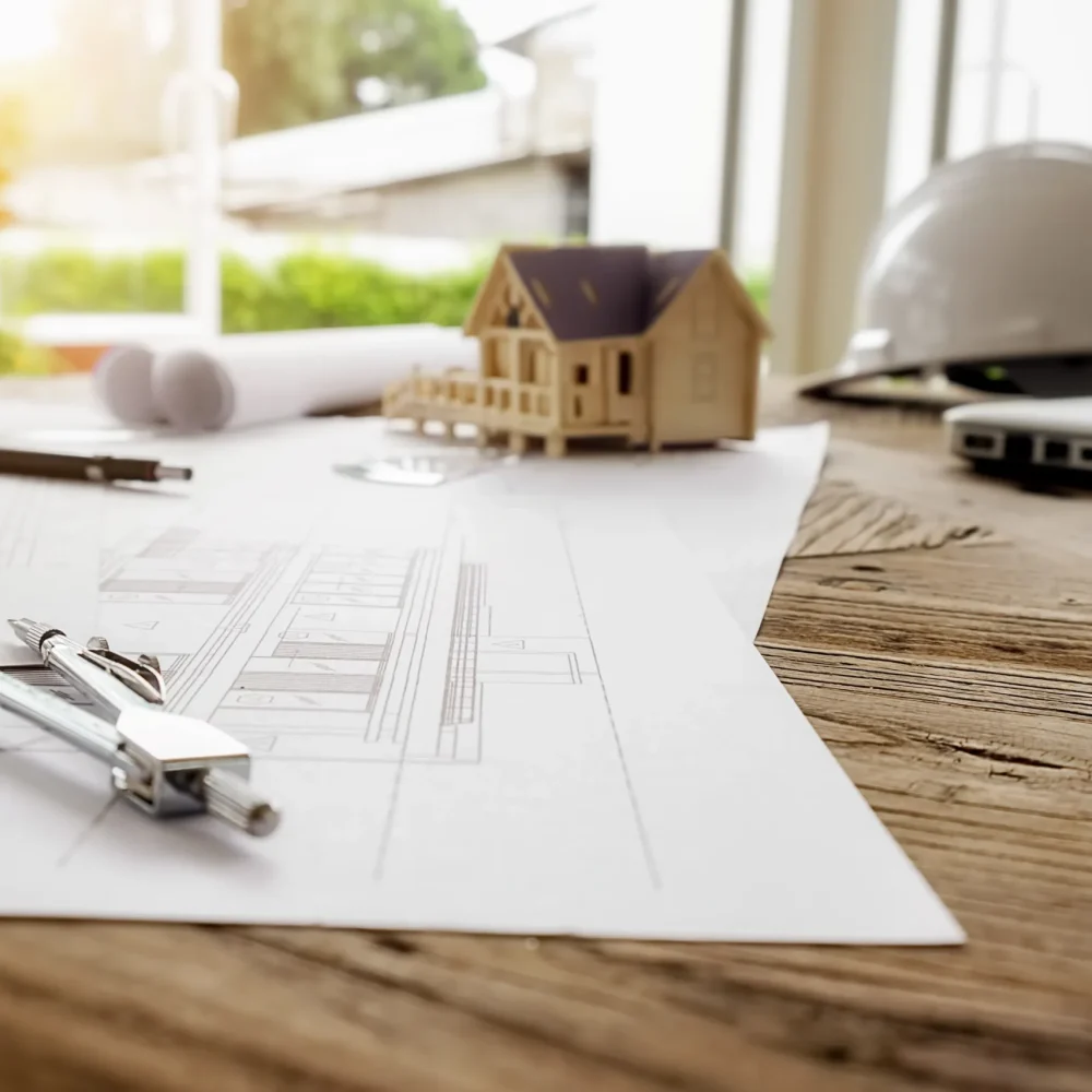 image-engineering-objects-workplace-top-view-construction-concept-engineering-tools-vintage-tone-retro-filter-effect-soft-focus-selective-focus